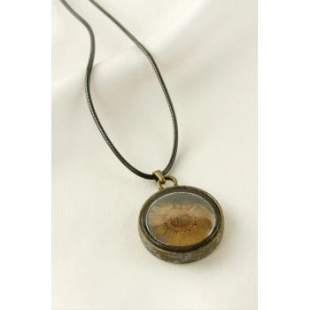 Papatya Canlı Kolye