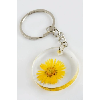 Papatya Epoksi Anahtarlık