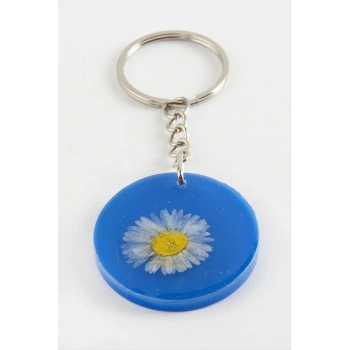 Papatya Epoksi Anahtarlık