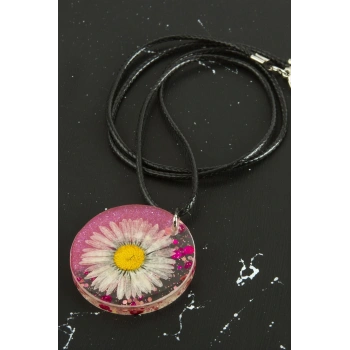 Papatya Epoksi Kolye