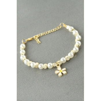 Papatya İnci Boncuk Bileklik