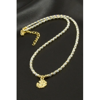 Papatya Kristal Kolye