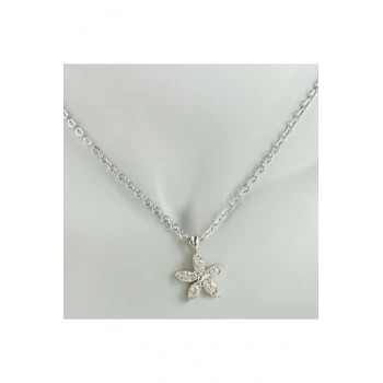 Papatya Zirkon Taşlı Trend Kolye