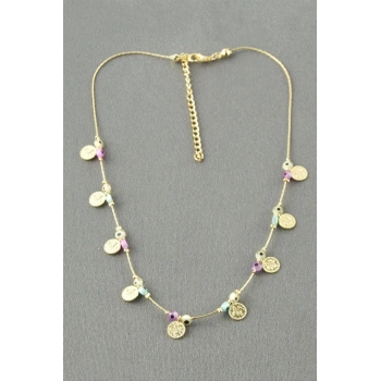 Paralı Boncuk Nazar Kolye