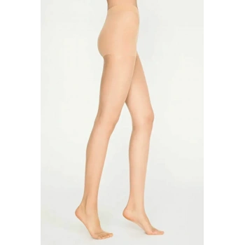 Parlak Fit 15 Likralı Külotlu Çorap Açık Ten mudanis