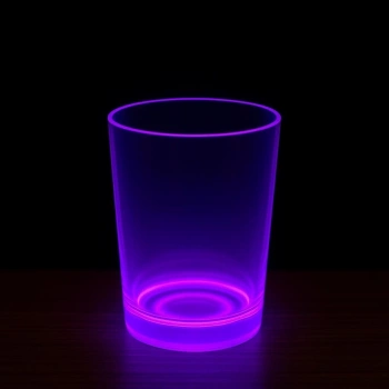 PartyGlow Neon Mor Bardak 8.5 x 10.5 cm