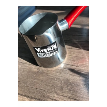 Paslanmaz Çelik Cezve 300 Ml Kahve Pişirim Cezvesi Bakalit Saplı -VVs100