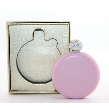 Paslanmaz Çelik Matara 5 Oz Pembe