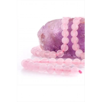 Pembe Kuvars Taşı Parlak 10 mm