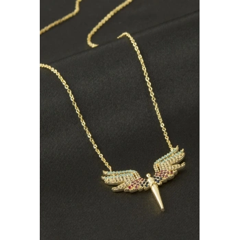 Peri  Zirkon Taşlı Kolye