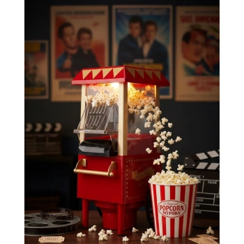 Pg618 Mısır Patlatma Makinesi Kırmızı