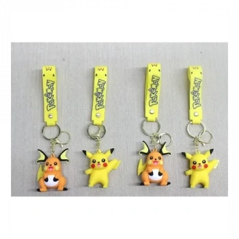 Pikachu Silikon Anahtarlık