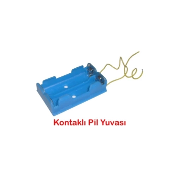 Pil Yuvası - Okul Deney Pil Yatağı 100 Adet (7272)