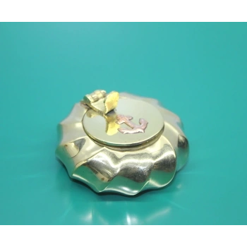 Pirinç Çapalı Kapaklı Küllük 6 Cm