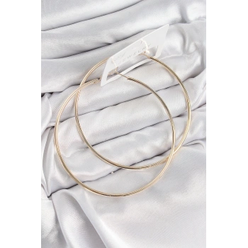 Pirinç Halka Model Gold Renk Kadın Küpe - TJ-BKP11037