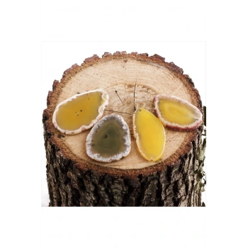 Plaka Akik Kolye Ucu