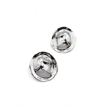 Plaka Küpe - Gümüş