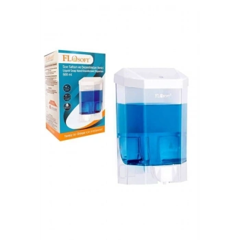 Plastik Büyük Şeffaf Sıvı Sabunluk 1000 Ml. -F086