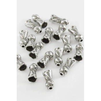 Plastik Çizgi Noktalı Tesbih Püskül Ara Aparatı 50 Gram