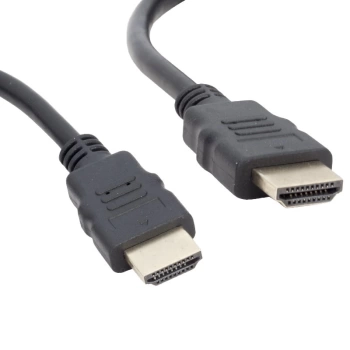 PLASTİK DÜZ SİYAH 50 CM POŞETLİ HDMI KABLO (4887)