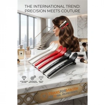 Polimer Kuaför Saç Klips Seti 6lı Absolute Profesyonel 722997