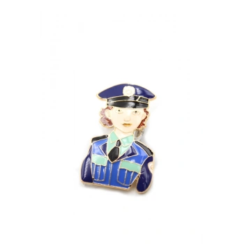 Polis Broş - Mavi