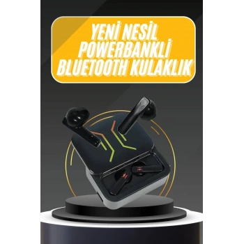 Powerbank Bluetooth Kulaklık Oyuncu Kulaklığı Yüksek Ses Kaliteli