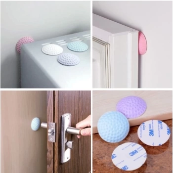 Pratik Çok Amaçlı Silikon Kapı Duvar Koruyucu Tampon 4lü Paket