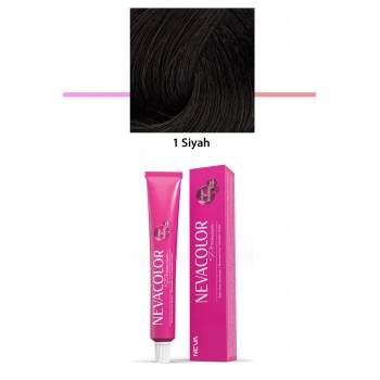 Premium 1 Siyah - Kalıcı Krem Saç Boyası 50 g Tüp