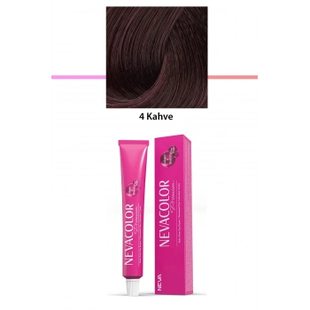 Premium 4 Kahve - Kalıcı Krem Saç Boyası 50 g Tüp