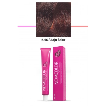 Premium 6.46 Akaju Bakır - Kalıcı Krem Saç Boyası 50 g Tüp