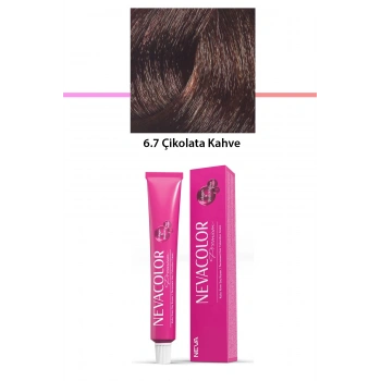 Premium 6.7 Çikolata Kahve - Kalıcı Krem Saç Boyası 50 g Tüp