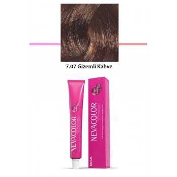 Premium 7.07 Gizemli Kahve - Kalıcı Krem Saç Boyası 50 g Tüp