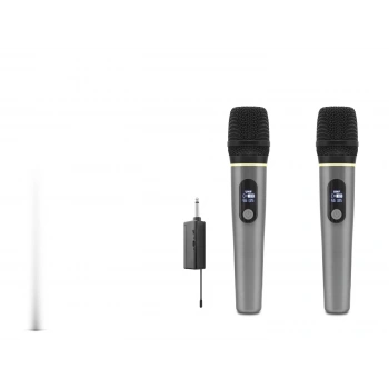 Profesyonel Kablosuz Uhf 2 Mikrofonlu Set 6.35 Mm - Gri HDX2791G