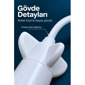 Projeksiyon Lambası Usb Bağlantılı Çevirmeli Netlik Ayarlı