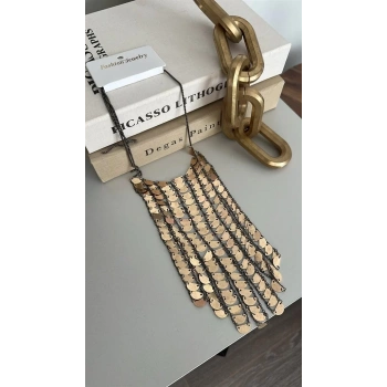 Pullu Kolye - Altın