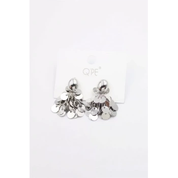 Pullu Küpe - Gümüş