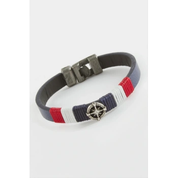 Pusula Kaliteli Suni Deri Bileklik