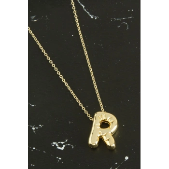 R Harfli Balon Kolye