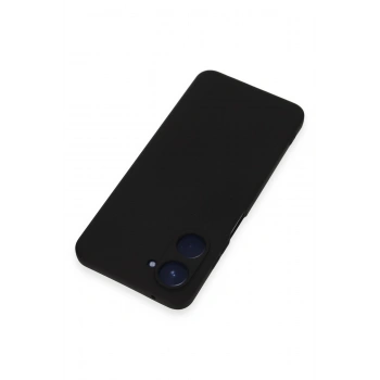 Realme 10 4G Kılıf Nano içi Kadife Silikon - Siyah