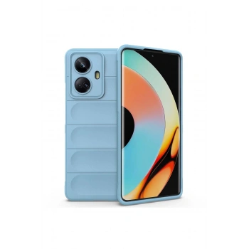 Realme 10 Pro 5G Kılıf Optimum Silikon - Sky Blue