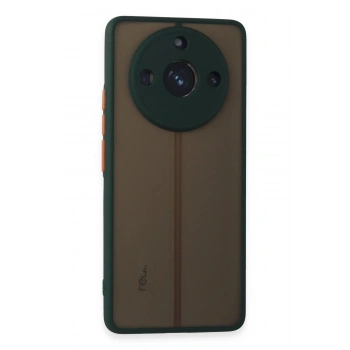 Realme 11 Pro Kılıf Montreal Silikon Kapak - Yeşil