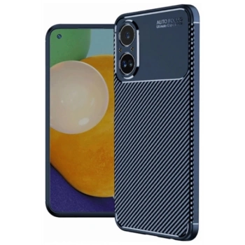 Realme 12 Lite Kılıf Auto Focus Karbon Kapak - Lacivert