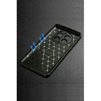 Realme 12 Pro Plus Kılıf Auto Focus Karbon Kapak - Gri