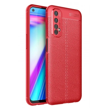 Realme 7 Kılıf Auto Focus Kapak - Kırmızı