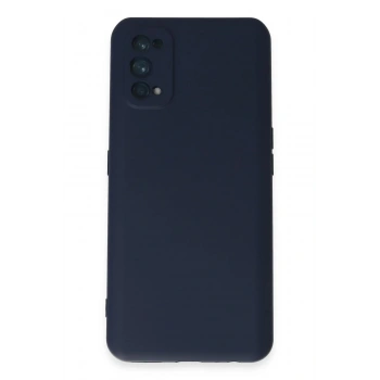 Realme 7 Pro Kılıf Nano içi Kadife Silikon - Lacivert