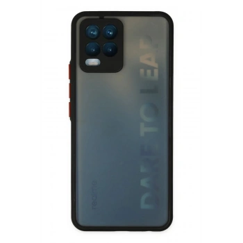 Realme 8 Kılıf Montreal Silikon Kapak - Siyah