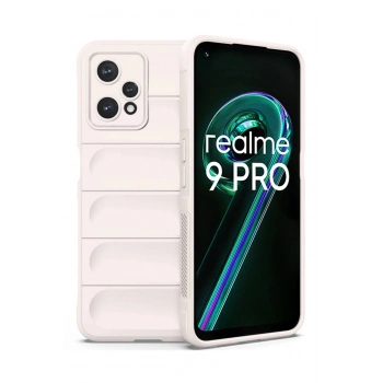 Realme 9 Pro 5G Kılıf Optimum Silikon - Krem