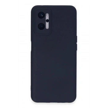 Realme 9i 4G Kılıf Nano içi Kadife Silikon - Lacivert