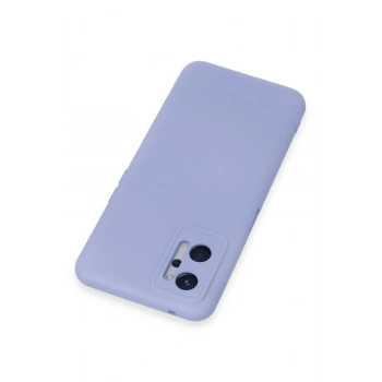 Realme 9i 4G Kılıf Nano içi Kadife Silikon - Lila
